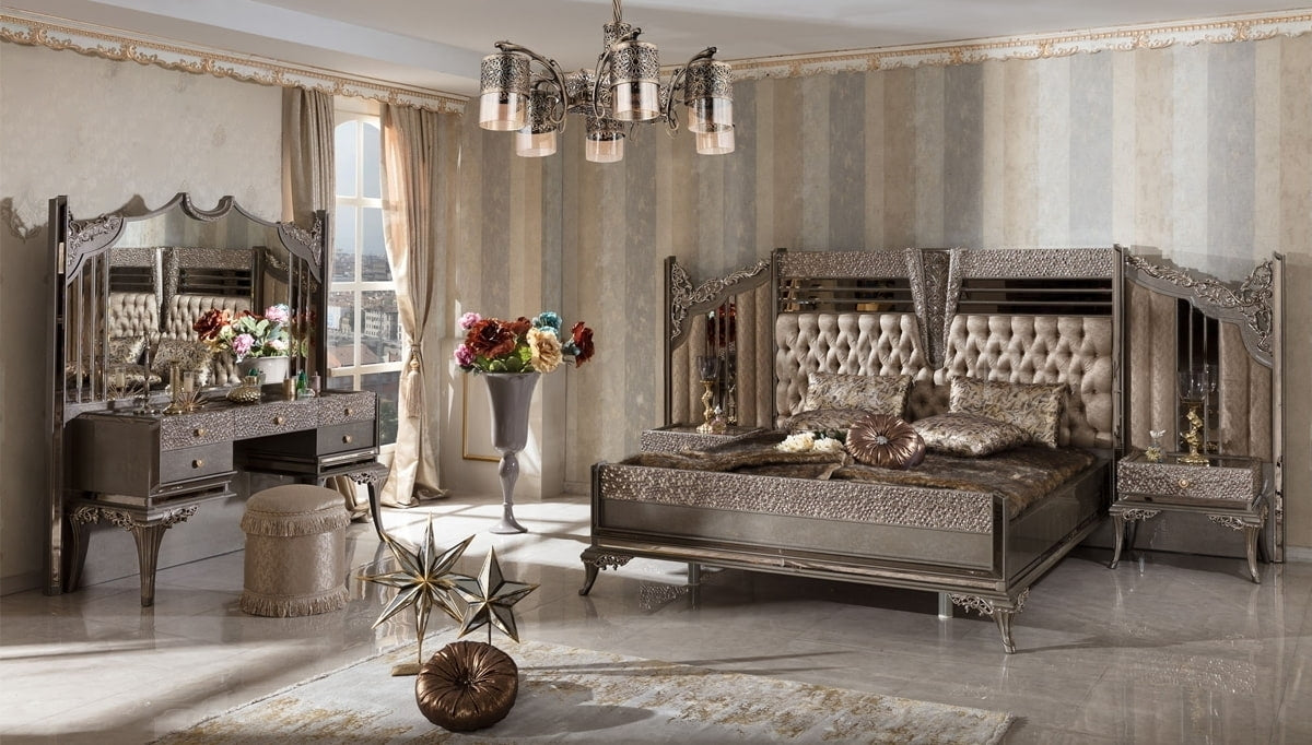 bedroom, luxury, furniture