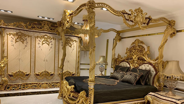bedroom, luxury, furniture